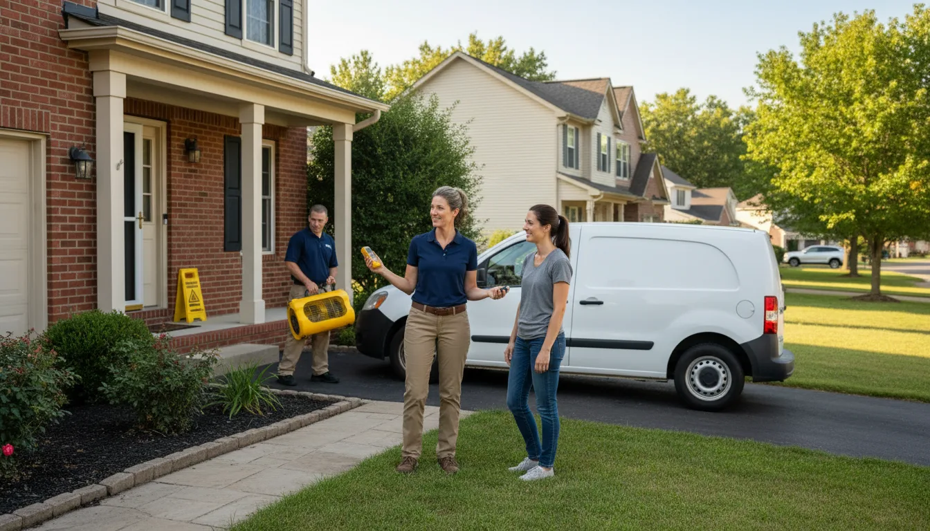 Water restoration image for Home Water Damage Repair in Green Forest, AR